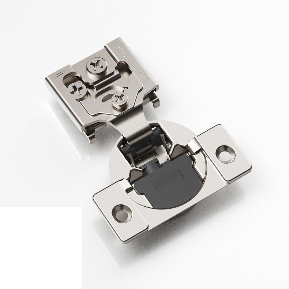 MEICCIPLUS Soft Close Cabinet Hinges 2 Pack 1-1/4" Overlay Brushed Nickel